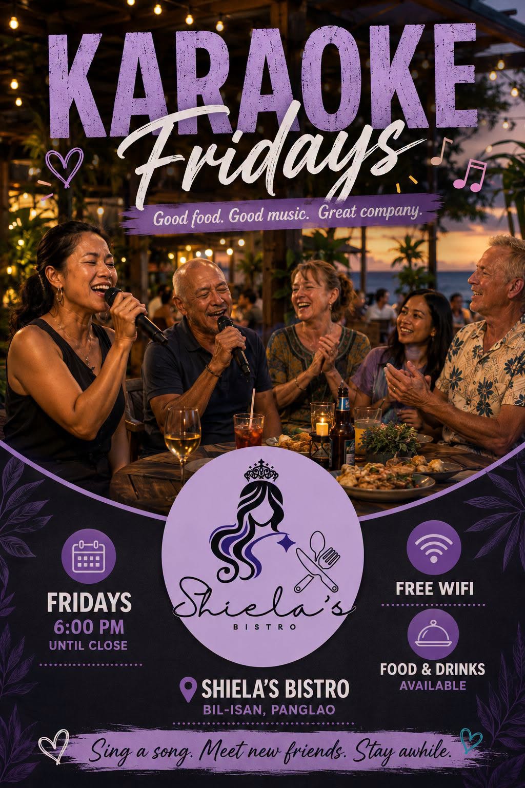 Karaoke Fridays flyer